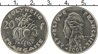 Продать Монеты Полинезия 20 франков 2004 Медно-никель