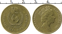 Продать Монеты Австралия 1 доллар 1986 Латунь