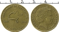 Продать Монеты Австралия 1 доллар 2001 Латунь