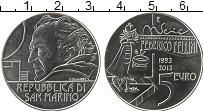Продать Монеты Сан-Марино 5 евро 2013 Серебро