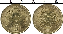 Продать Монеты Сан-Марино 5 евро 2019 Латунь