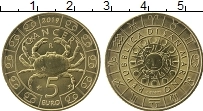 Продать Монеты Сан-Марино 5 евро 2019 Латунь