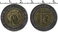 Продать Монеты Ватикан 500 лир 1983 Биметалл