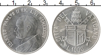Продать Монеты Ватикан 1000 лир 1984 Серебро