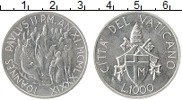 Продать Монеты Ватикан 1000 лир 1989 Серебро