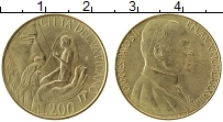 Продать Монеты Ватикан 200 лир 1988 Латунь