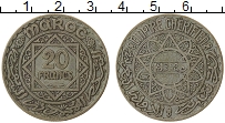 Продать Монеты Марокко 20 франков 1352 Серебро