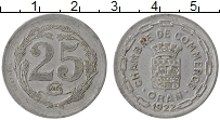 Продать Монеты Алжир 25 сантим 1922 Алюминий