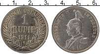 Продать Монеты Немецкая Африка 1 рупия 1911 Серебро
