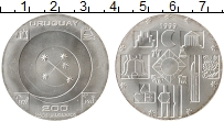 Продать Монеты Уругвай 200 песо 1999 Серебро