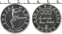Продать Монеты Норвегия 2 доллара 1969 Серебро