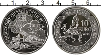 Продать Монеты Бельгия 10 евро 2011 Серебро