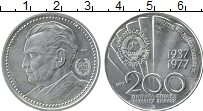 Продать Монеты Югославия 200 динар 1977 Серебро