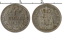 Продать Монеты Бавария 1 крейцер 1842 Серебро