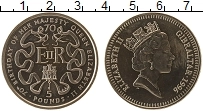 Продать Монеты Гибралтар 5 фунтов 1997 Медно-никель
