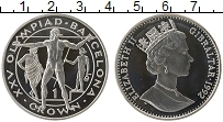 Продать Монеты Гибралтар 1 крона 1991 Серебро