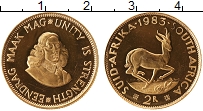 Продать Монеты ЮАР 2 ранда 1983 Золото