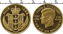 Продать Монеты Ниуэ 250 долларов 1988 Золото