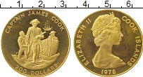 Продать Монеты Острова Кука 200 долларов 1978 Золото