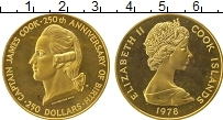 Продать Монеты Острова Кука 250 долларов 1978 Золото