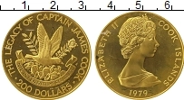 Продать Монеты Острова Кука 200 долларов 1979 Золото