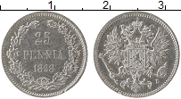 Продать Монеты 1894 – 1917 Николай II 25 пенни 1898 Серебро