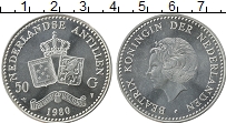 Продать Монеты Антильские острова 50 гульденов 1980 Серебро