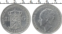 Продать Монеты Нидерланды 2 1/2 гульдена 1938 Серебро