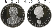 Продать Монеты Гана 500 сика 2002 Серебро