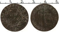 Продать Монеты Женева 6 соль 1797 Биллон