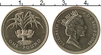 Продать Монеты Великобритания 1 фунт 1985 Латунь