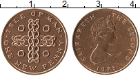 Продать Монеты Остров Мэн 1 пенни 1975 Медь