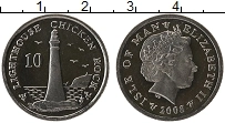 Продать Монеты Остров Мэн 10 пенсов 2005 Медно-никель
