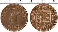 Продать Монеты Гернси 2 пенса 1979 Бронза