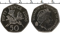 Продать Монеты Гернси 50 пенсов 2006 Медно-никель
