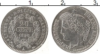 Продать Монеты Франция 20 сантим 1850 Серебро