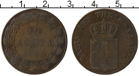 Продать Монеты Греция 10 лепт 1851 Медь