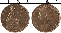Продать Монеты Великобритания 1 пенни 1895 Медь