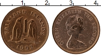 Продать Монеты Фолклендские острова 1 пенни 1987 Медь