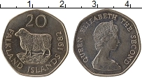 Продать Монеты Фолклендские острова 20 пенсов 1982 Медно-никель