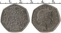 Продать Монеты Великобритания 50 пенсов 1998 Медно-никель