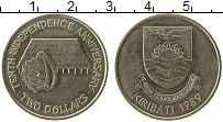 Продать Монеты Кирибати 2 доллара 1989 Латунь