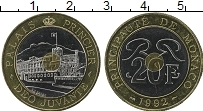 Продать Монеты Монако 20 франков 1992 Биметалл