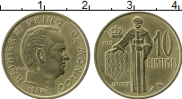 Продать Монеты Монако 10 сантим 1962 Бронза