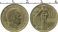 Продать Монеты Монако 10 сантим 1962 Бронза