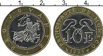 Продать Монеты Монако 10 франков 1996 Биметалл