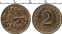 Продать Монеты Эстония 2 сенти 1934 Бронза