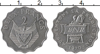 Продать Монеты Руанда 2 франка 1970 Алюминий