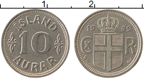 Продать Монеты Исландия 10 аурар 1940 Медно-никель