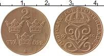 Продать Монеты Швеция 2 эре 1940 Бронза